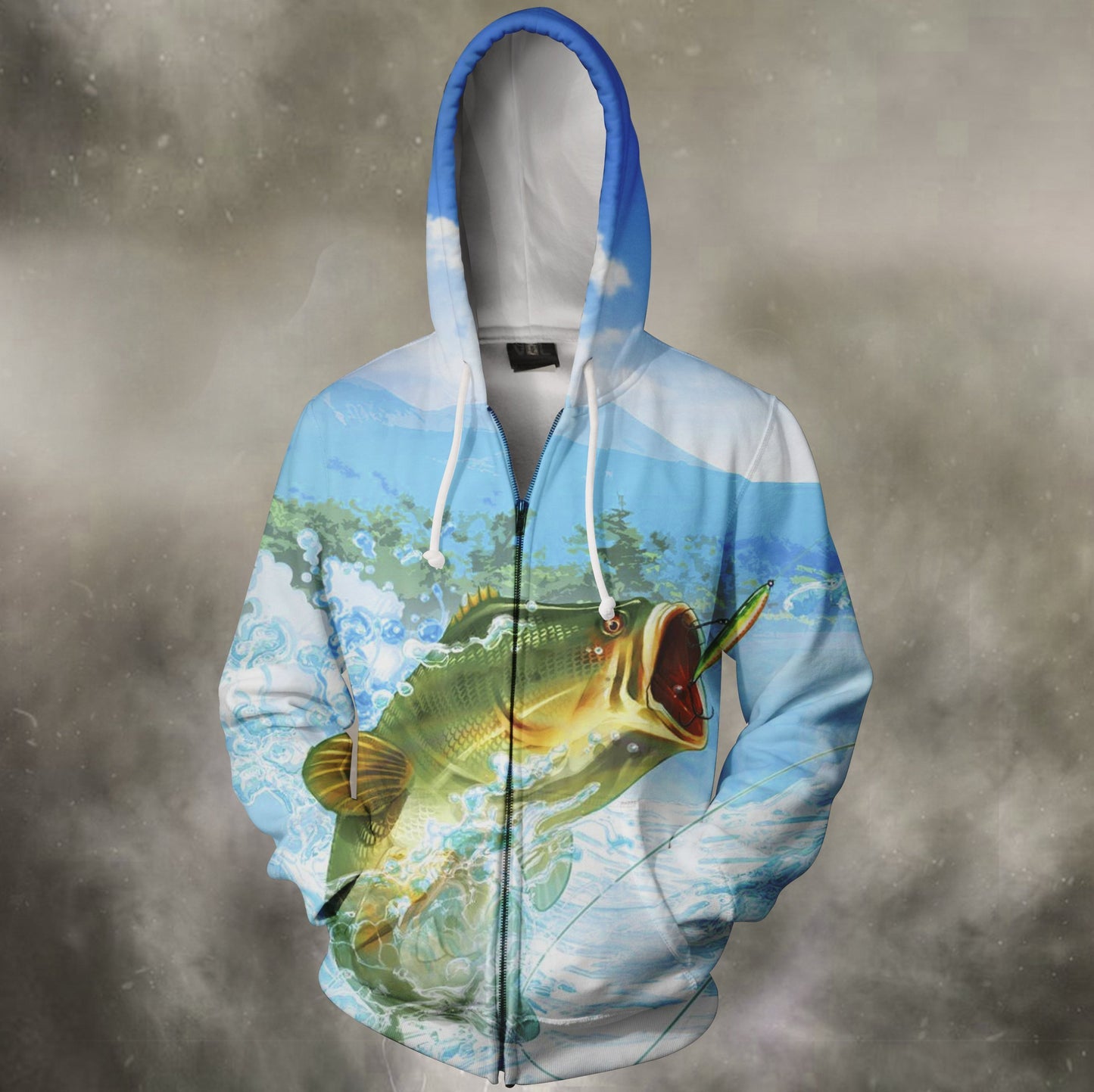 3D All Over Printing Bait Fishing Hoodie-Apparel-Phaethon-Zip-S-Vibe Cosy™