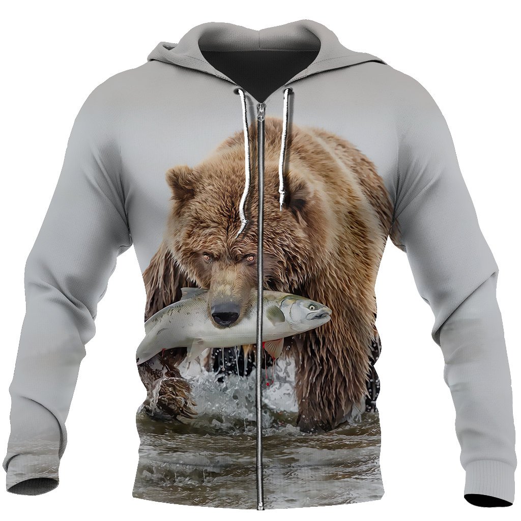 Love bear 3D all over printer shirts for man and women JJ251203 PL-Apparel-PL8386-zip-up hoodie-S-Vibe Cosy™