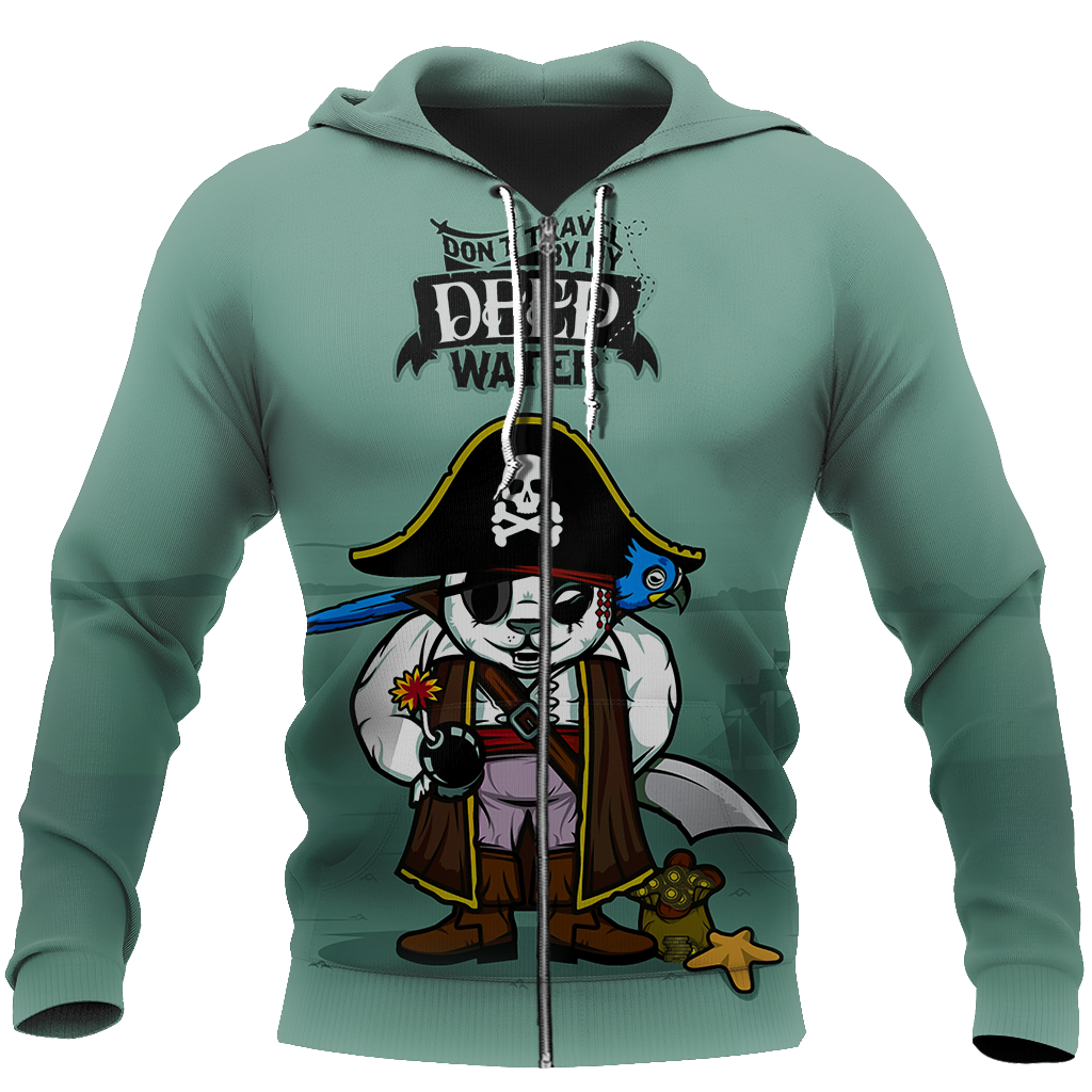 Don't travel by my deep water NNKPD1-Apparel-NNK-Zip-Up Hoodie-S-Vibe Cosy™