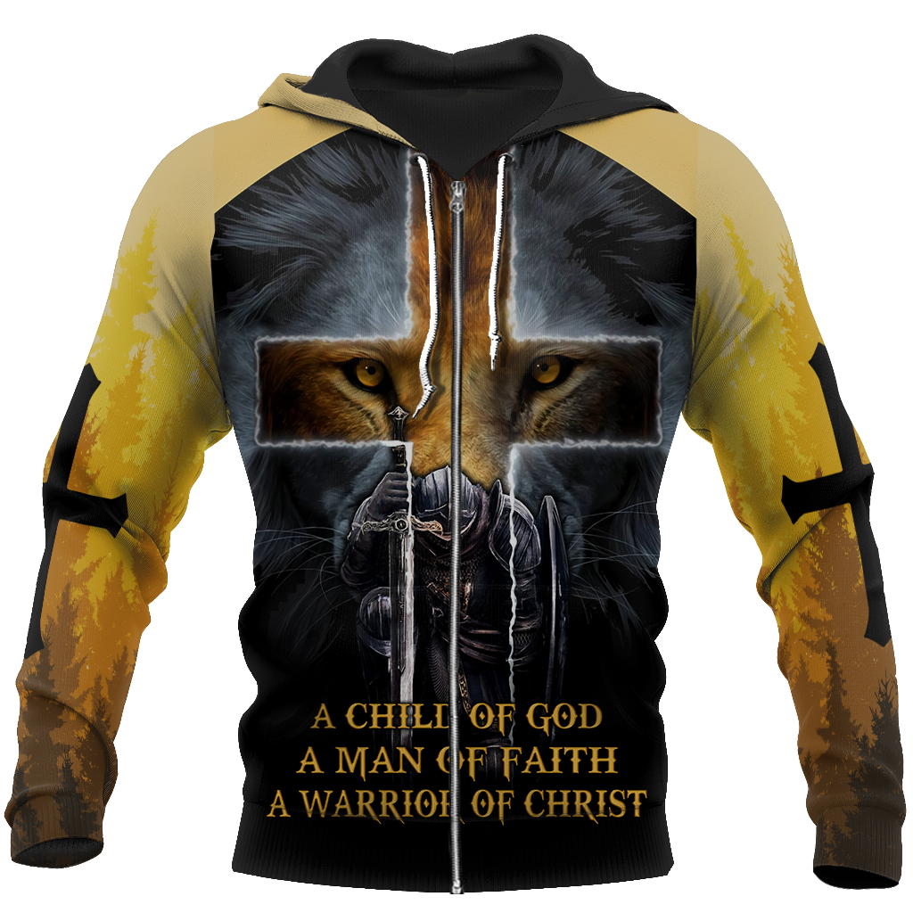 Knight God Jesus 3D All Over Printed Shirt Hoodie For Men And Women JJ240302-Apparel-MP-Zip-up Hoodie-S-Vibe Cosy™
