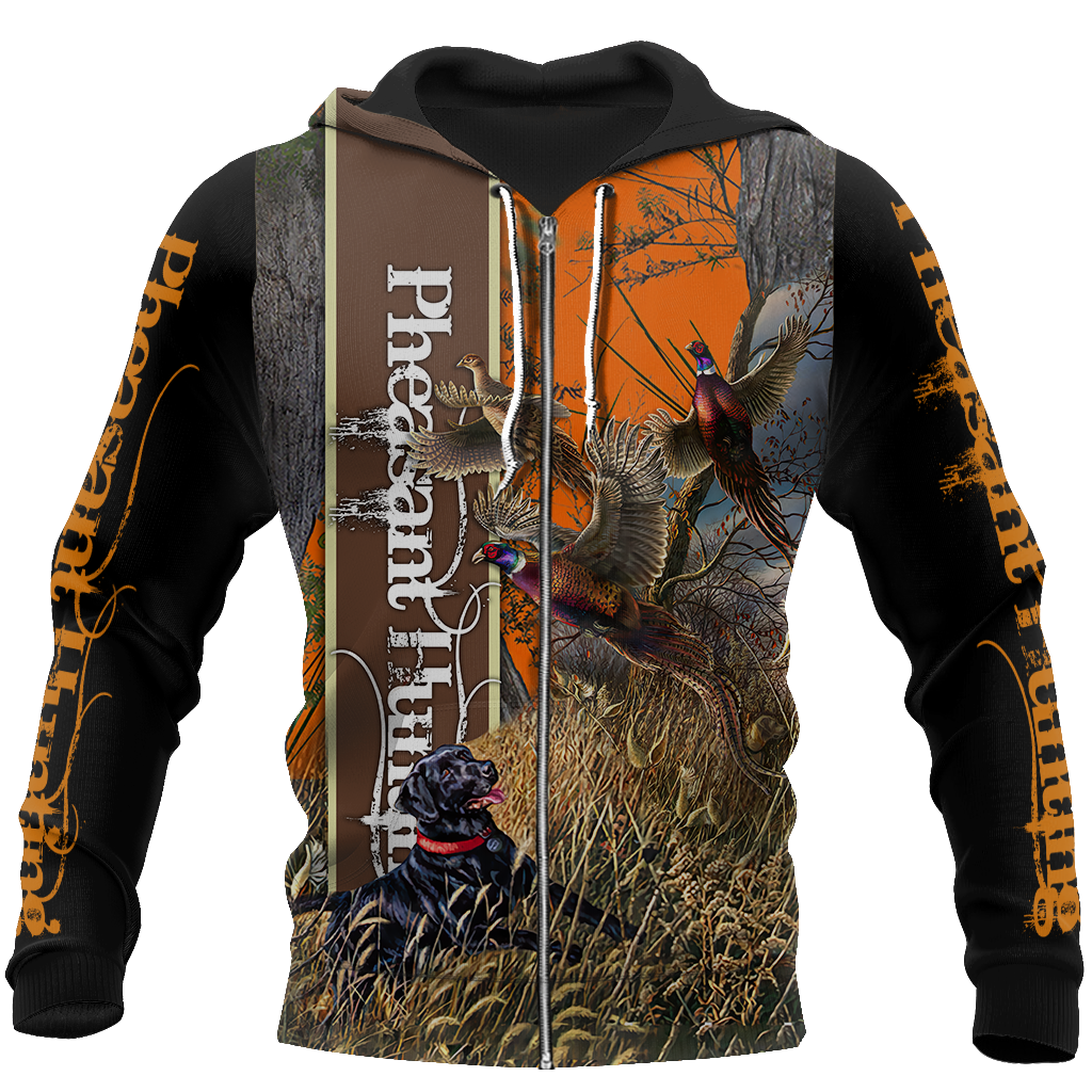 Pheasant Hunting 3D All Over Printed Shirts Hoodie For Men And Women JJ070102-Apparel-MP-Zipped Hoodie-S-Vibe Cosy™