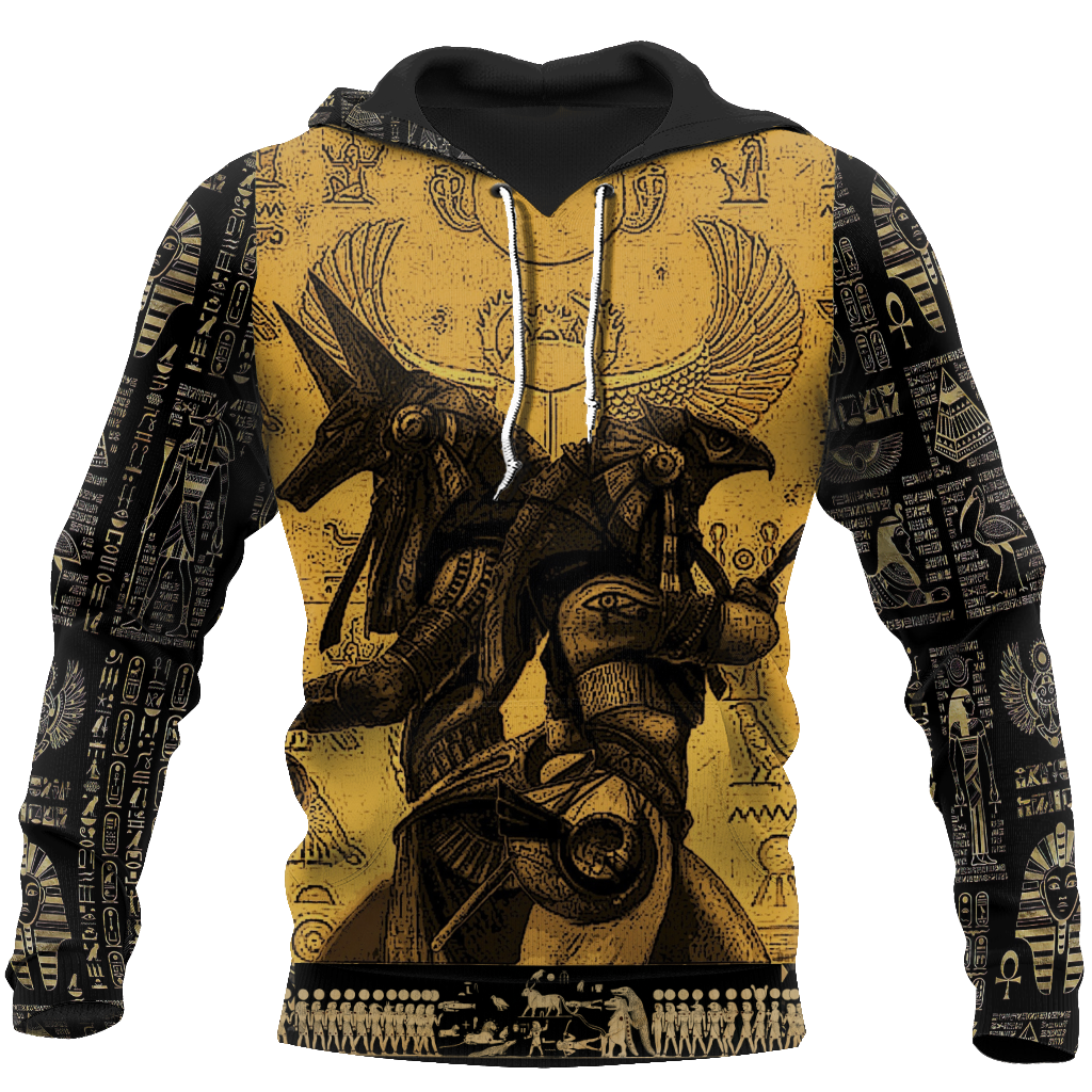 Anubis Ancient Egypt 3D All Over Printed Hoodie Clothes JJ070302-Apparel-MP-Hoodie-S-Vibe Cosy™