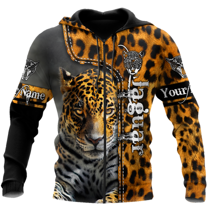 Jaguar Persionalized Your Name 3D All Over Printed Shirts JJ19052104 KT