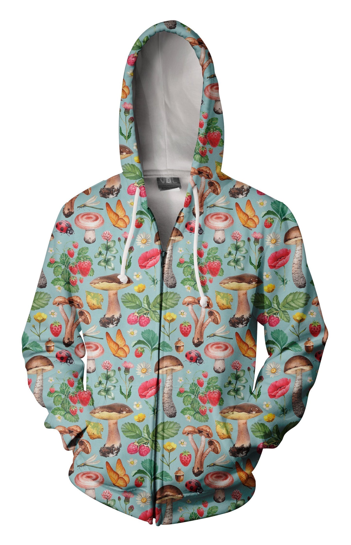 All Over Printing Mushroom Premium Shirt-Apparel-Phaethon-Zip-S-Vibe Cosy™