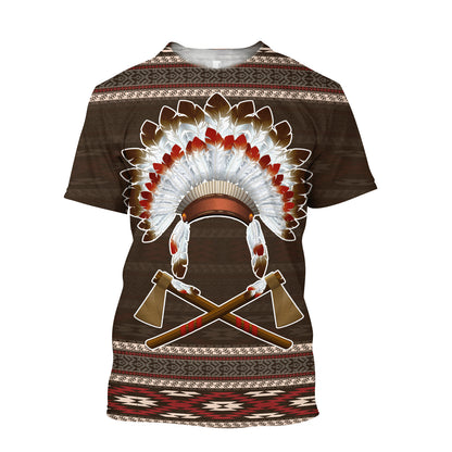 Native American 3D All Over Printed Unisex Shirts