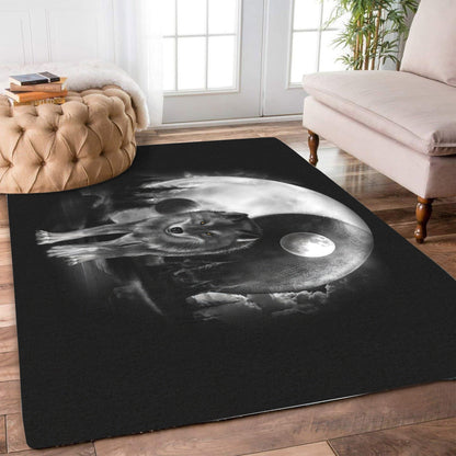 Wolf 3D All Over Printed Rug