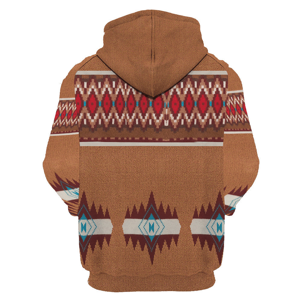 Native American 3D All Over Printed Unisex Shirts