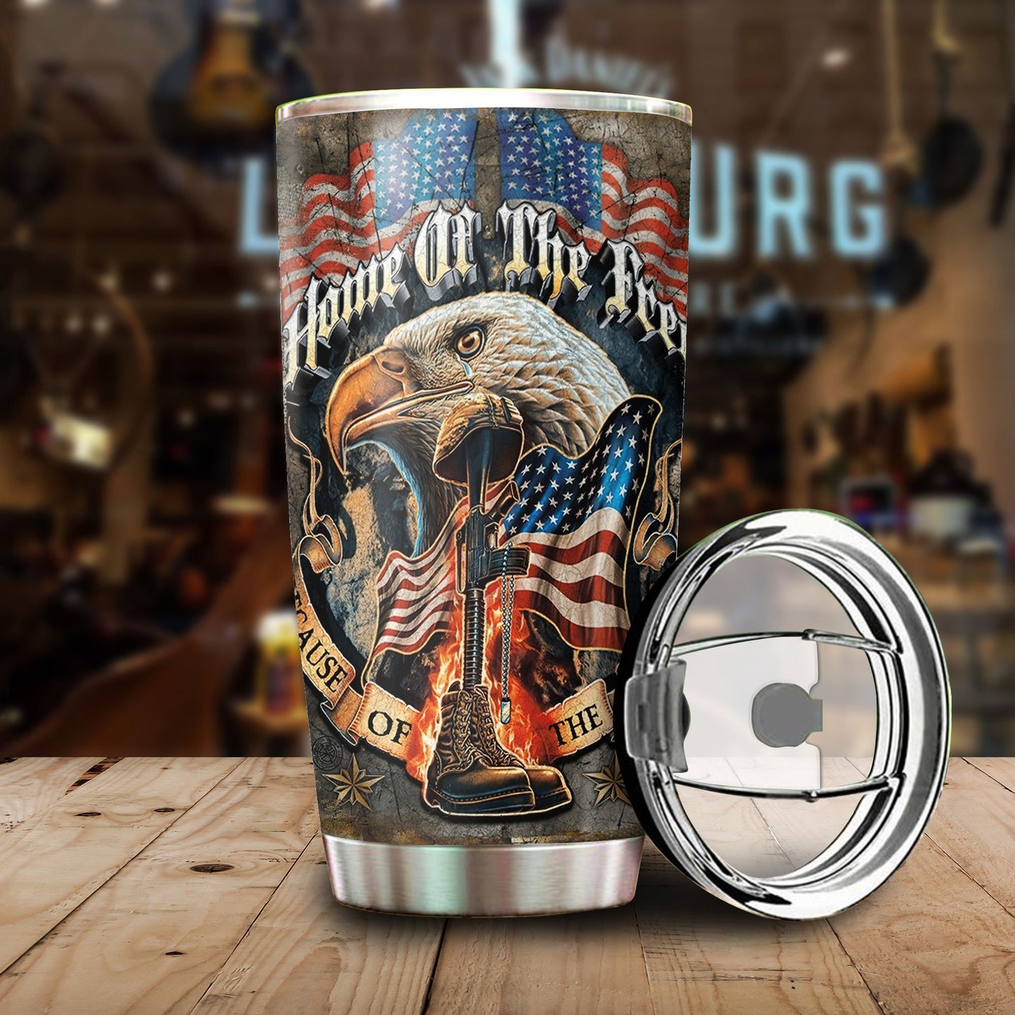Customize Name United States Army Tumbler