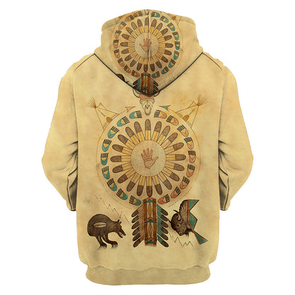 Native American 3D All Over Printed Unisex Shirts
