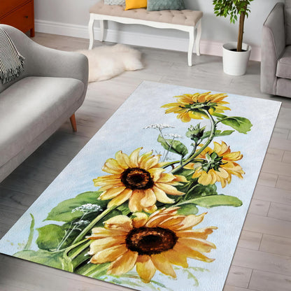 Sunflower Lover Rug DQB07272004-TQH-Rug-TQH-S (3'x5')-Vibe Cosy™