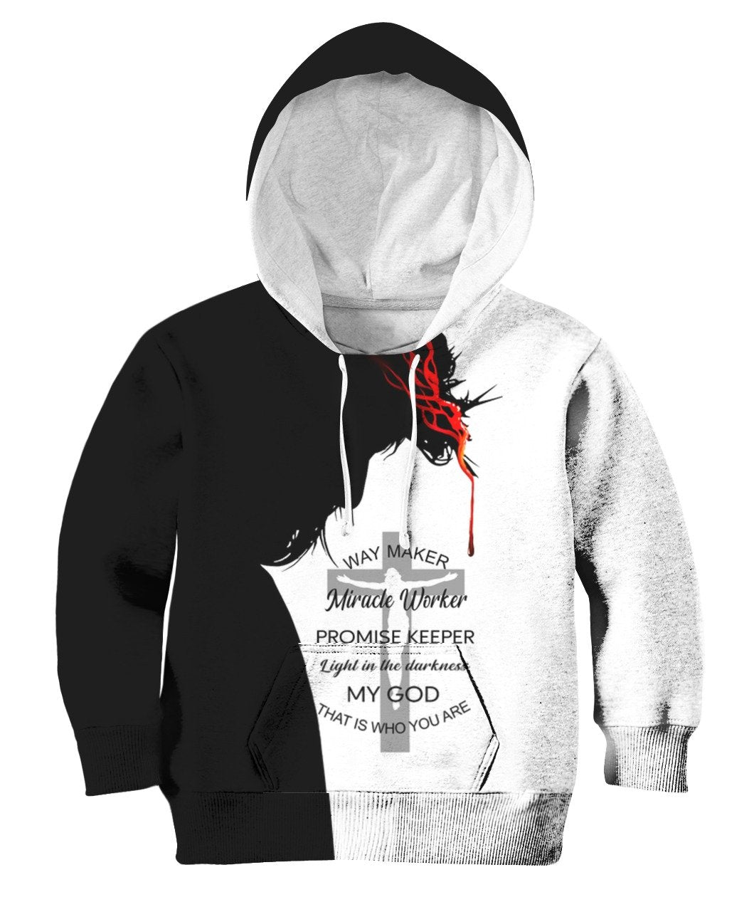 JESUS - WAY MAKER - KID-Apparel-RoosterArt-Hoodie-YOUTH XS-Vibe Cosy™