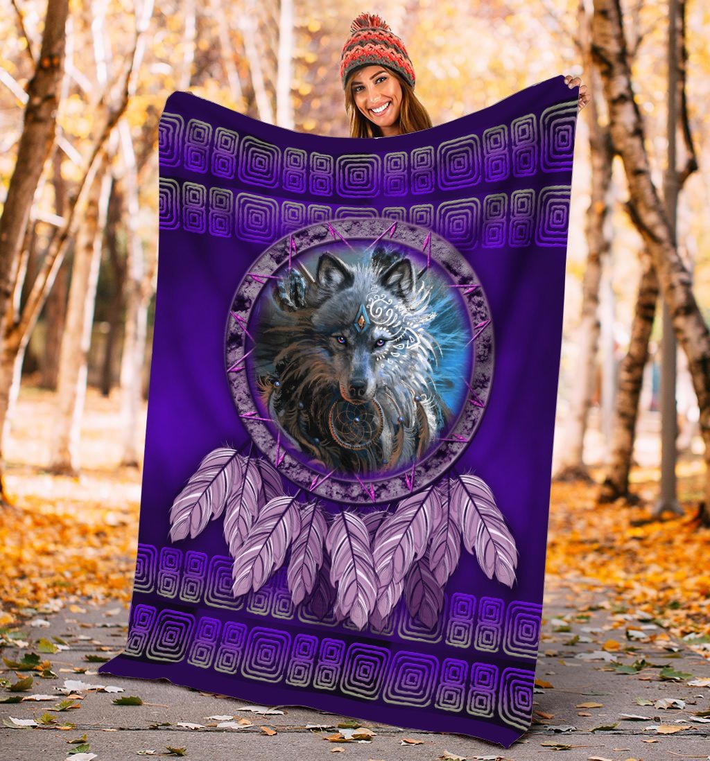 Wolf 3D All Over Printed Blanket