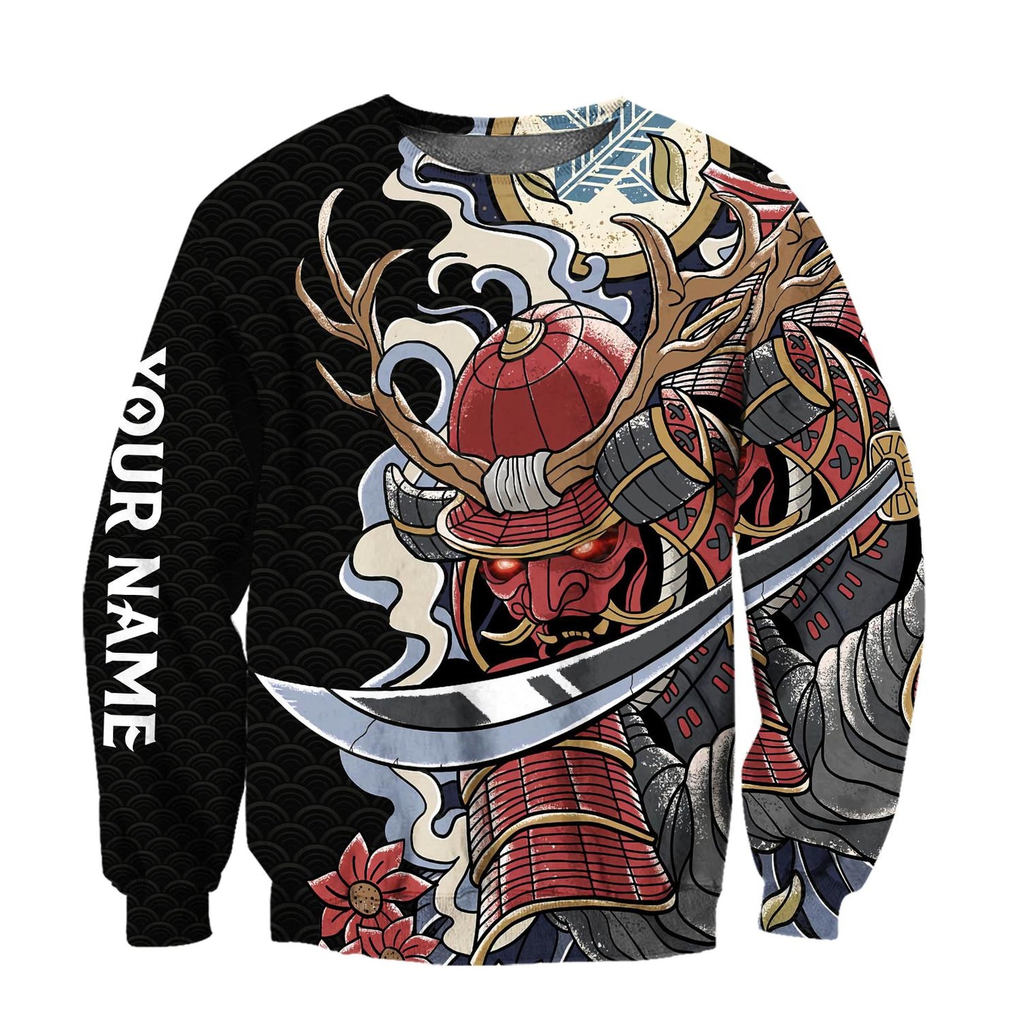 Supper Samurai Warrios Customize Name Shirts TQH-Apparel-TQH-SweatShirts-S-Vibe Cosy™