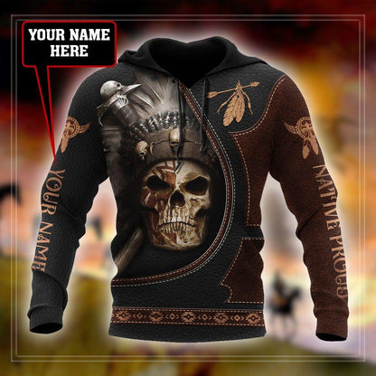 Customize Name Native American 3D All Over Printed Unisex Shirt