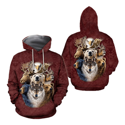 Native American 3D All Over Printed Unisex Shirts