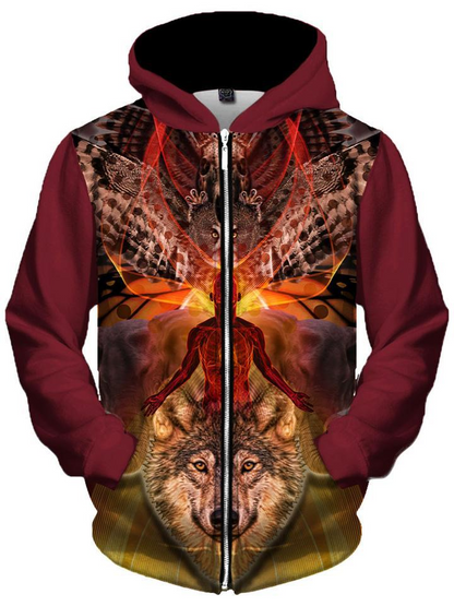 3D All Over Print mikina batman Hoodie-Apparel-HD09-Zipped Hoodie-S-Vibe Cosy™