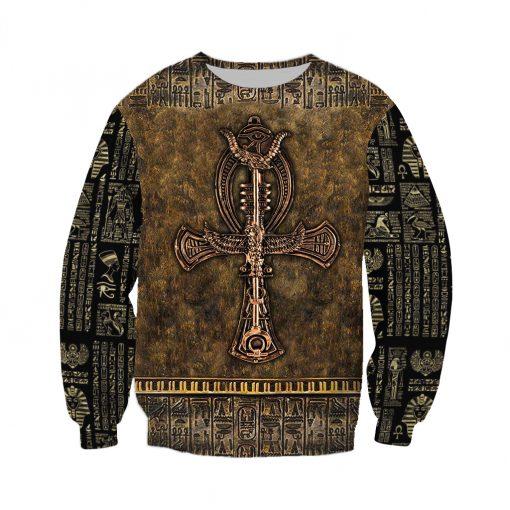 Ankh Key Of Life 3D All Over Printed Shirts for Men and Women TT030301-Apparel-TT-Sweatshirts-S-Vibe Cosy™