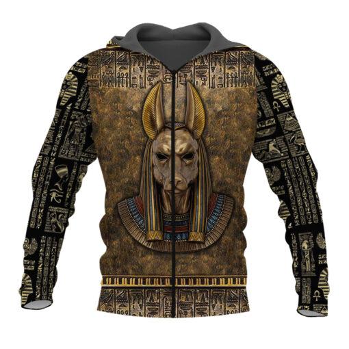 Anubis 3D All Over Printed Shirts for Men and Women TT030302-Apparel-TT-Zipped Hoodie-S-Vibe Cosy™
