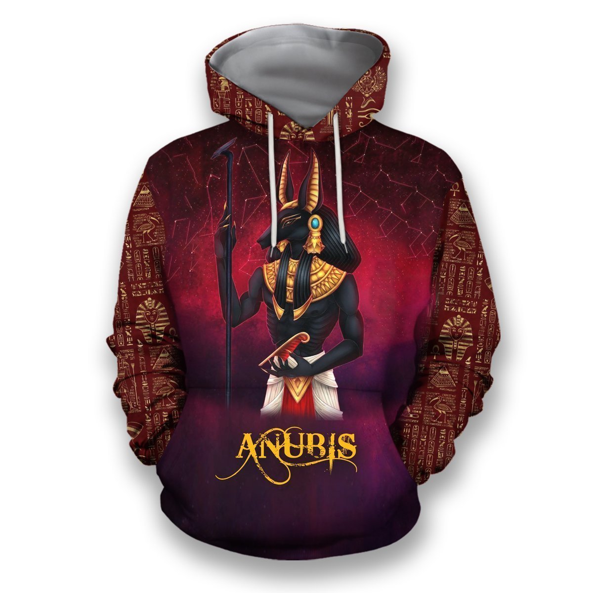 All Over Printed Anubis Shirts-Apparel-HbArts-Hoodies-S-Vibe Cosy™