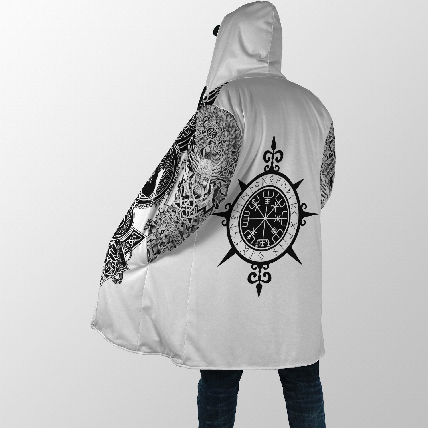Viking Tattoo All-Over Print version 4.0-Apparel-HP Arts-Hoodie-S-Vibe Cosy™