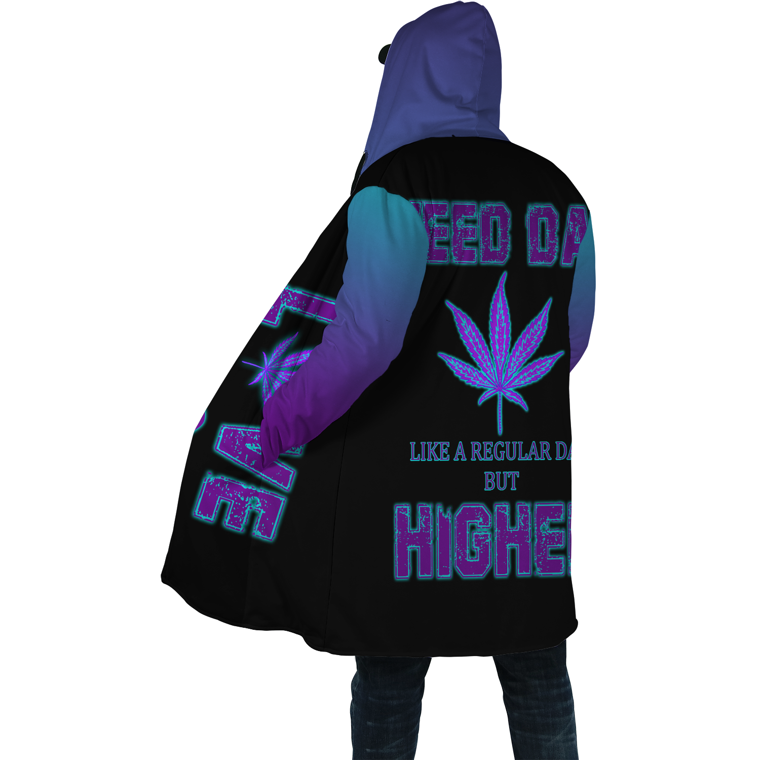 420 Dad Hoodie Coat for Men and Woman HAC020501-Apparel-SUN-Hooded Blanket-S-Vibe Cosy™