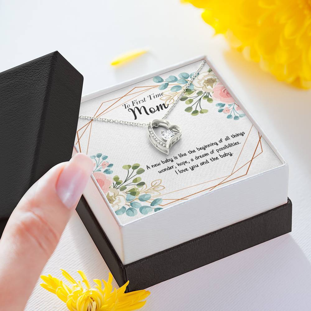 Best Gift For First Time Mom Necklace Mother's Day Ideas TH7
