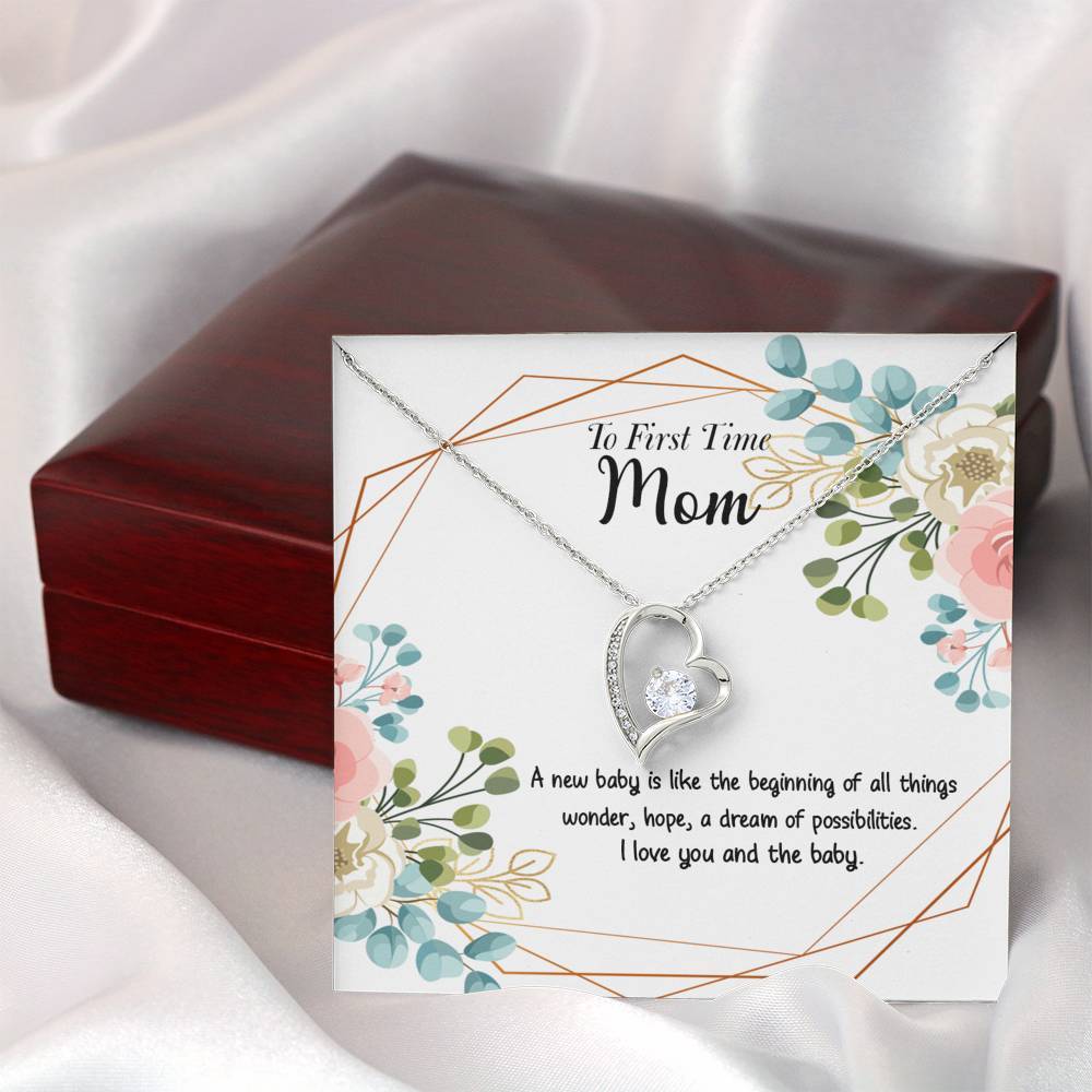 Best Gift For First Time Mom Necklace Mother's Day Ideas TH7