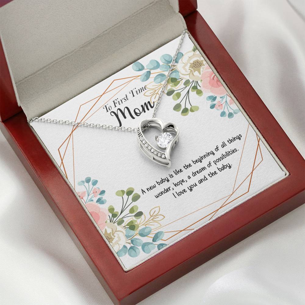 Best Gift For First Time Mom Necklace Mother's Day Ideas TH7