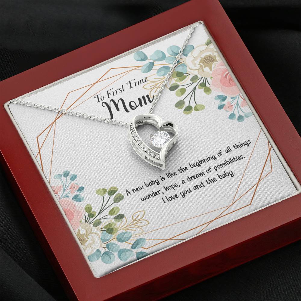 Best Gift For First Time Mom Necklace Mother's Day Ideas TH7