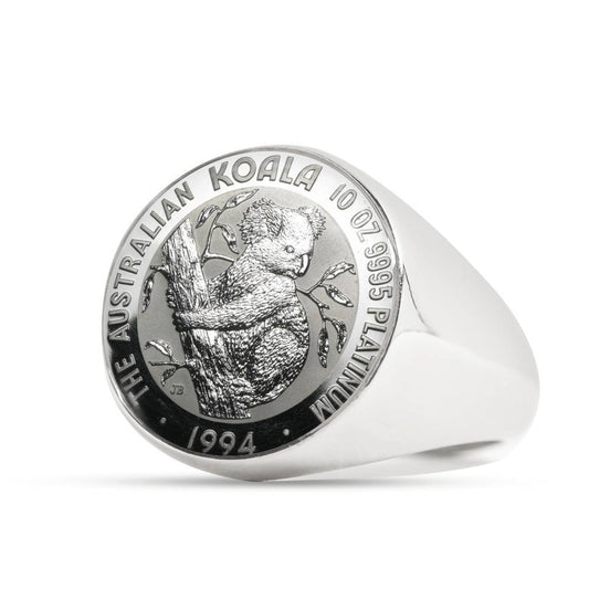 Koala Coin Ring Australia 05 K5-RINGS-HP Arts-Stainless Steel Signet Ring-Vibe Cosy™