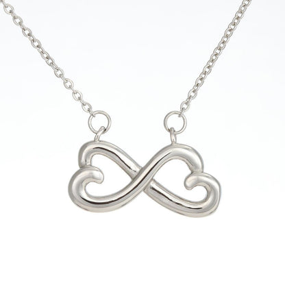 QUEEN OF MY HEART SO02 - WIFE & MOTHER - LUXURY LOVE CUBE INFINITY NL55-Jewelry-ShineOn Fulfillment-14k White Gold Finish-Vibe Cosy™