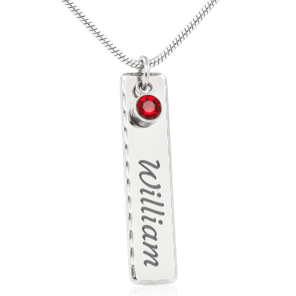 Birthstone Necklace Women Birthstone Necklace For Girlfriend From Boyfriend Gift For Girlfriend Birthday Gift For Girlfriend Women Personalizes Birthstone Necklace For Girlfriend NL53-Jewelry-ShineOn Fulfillment-Birthstone Name Necklace (Stainless Steel)-Vibe Cosy™