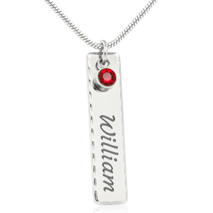 Birthstone Necklace Women Birthstone Necklace For Girlfriend From Boyfriend Gift For Girlfriend Birthday Gift For Girlfriend Women Personalizes Birthstone Necklace For Girlfriend NL53-Jewelry-ShineOn Fulfillment-Birthstone Name Necklace (Stainless Steel)-Vibe Cosy™