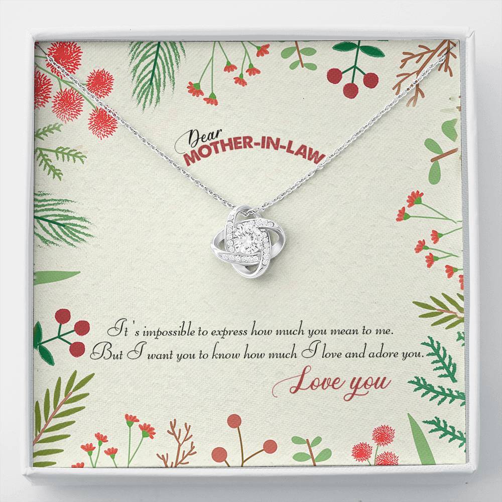 Best Gift For Mother In Law Mother's Day Necklace TH1