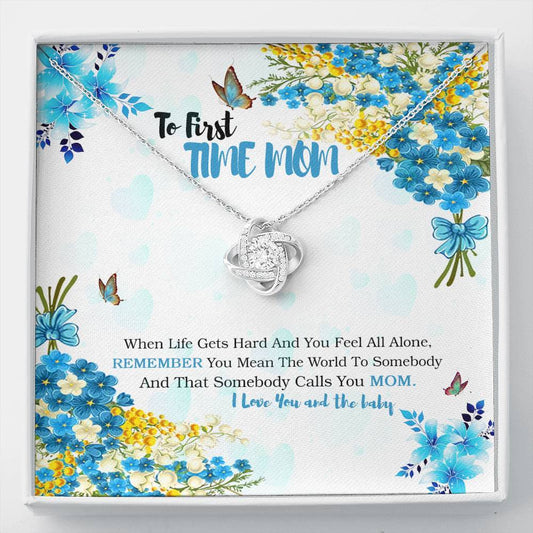 Best Gift For First Time Mom Necklace Mother's Day Ideas TH7