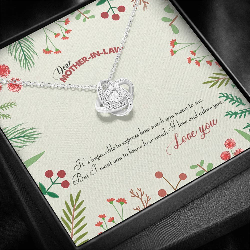 Best Gift For Mother In Law Mother's Day Necklace TH1