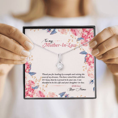Best Gift For Mother In Law Mother's Day Personalized Necklace TH5