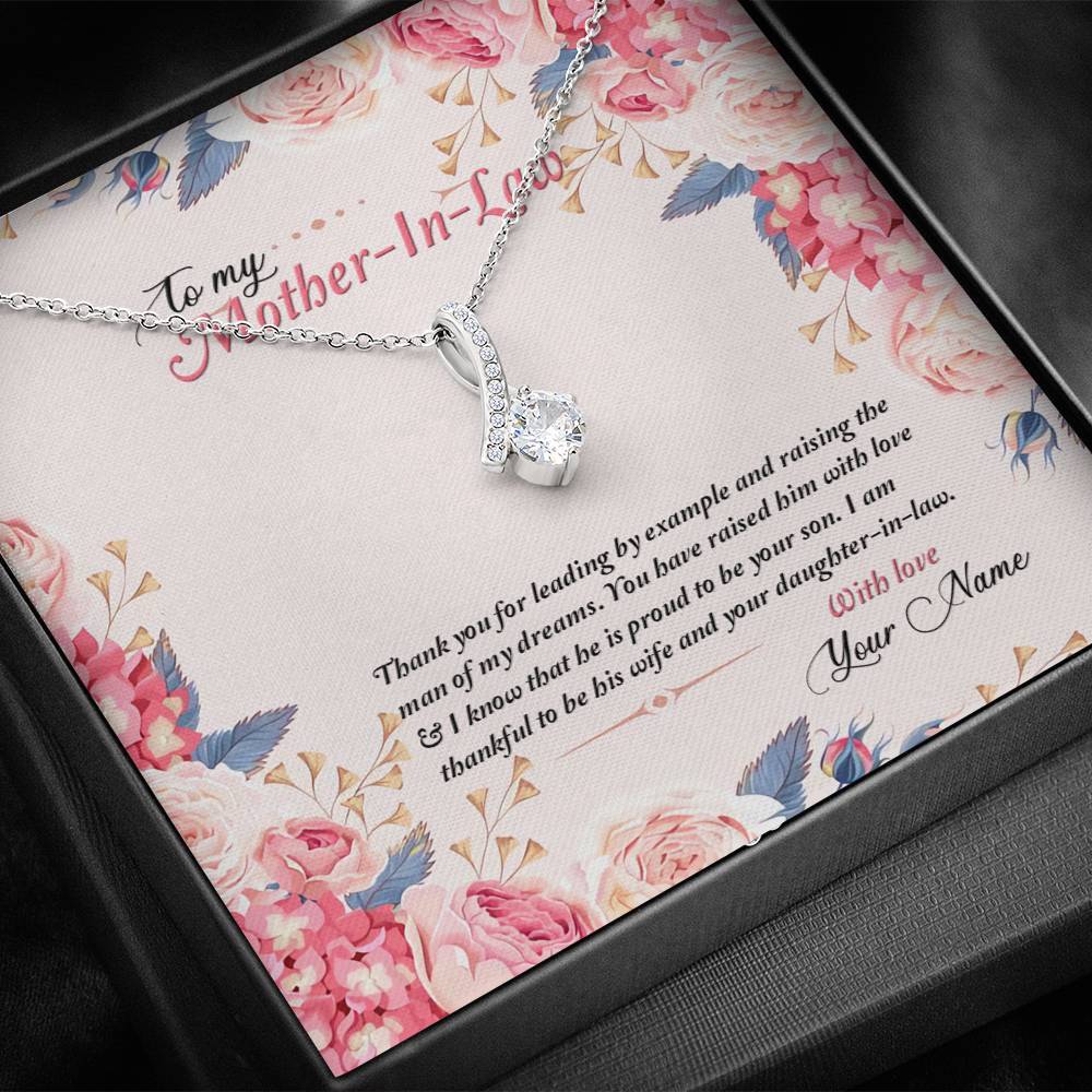 Best Gift For Mother In Law Mother's Day Personalized Necklace TH5