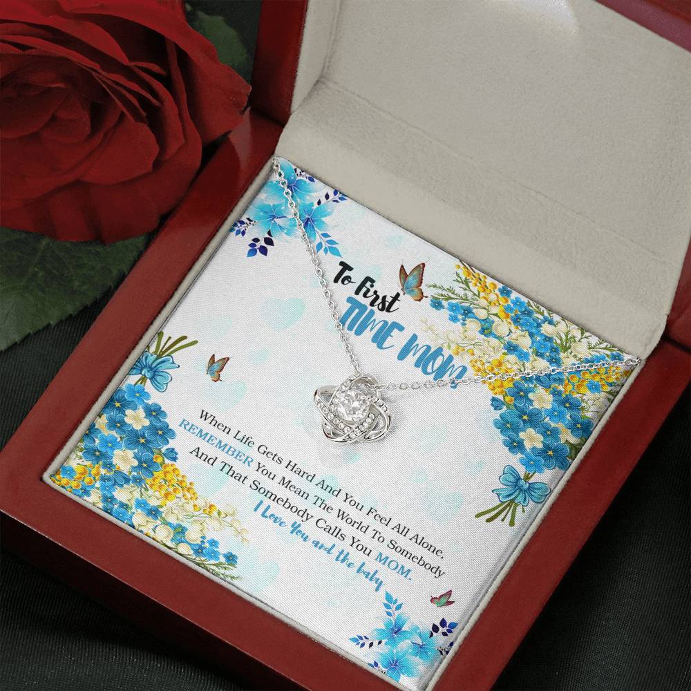 Best Gift For First Time Mom Necklace Mother's Day Ideas TH7