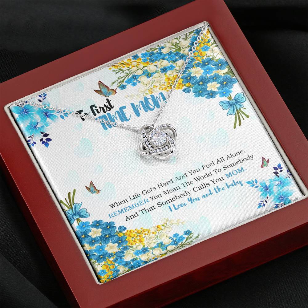 Best Gift For First Time Mom Necklace Mother's Day Ideas TH7