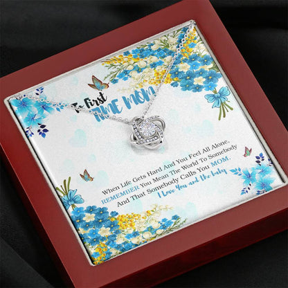 Best Gift For First Time Mom Necklace Mother's Day Ideas TH7