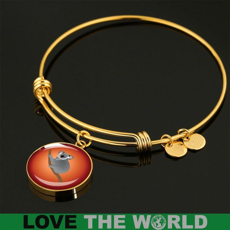 Australia Koala Circle Jewelries NN8-JEWELRIES-HP Arts-Luxury Bangle (Gold)-Vibe Cosy™