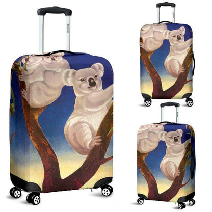 Australia - Koala Luggage Cover 07 NN8-LUGGAGE COVERS-HP Arts-Luggage Covers - AUSTRALIA - KOALA LUGGAGE COVER 07 NN8-Small 18-22 in / 45-55 cm-Vibe Cosy™