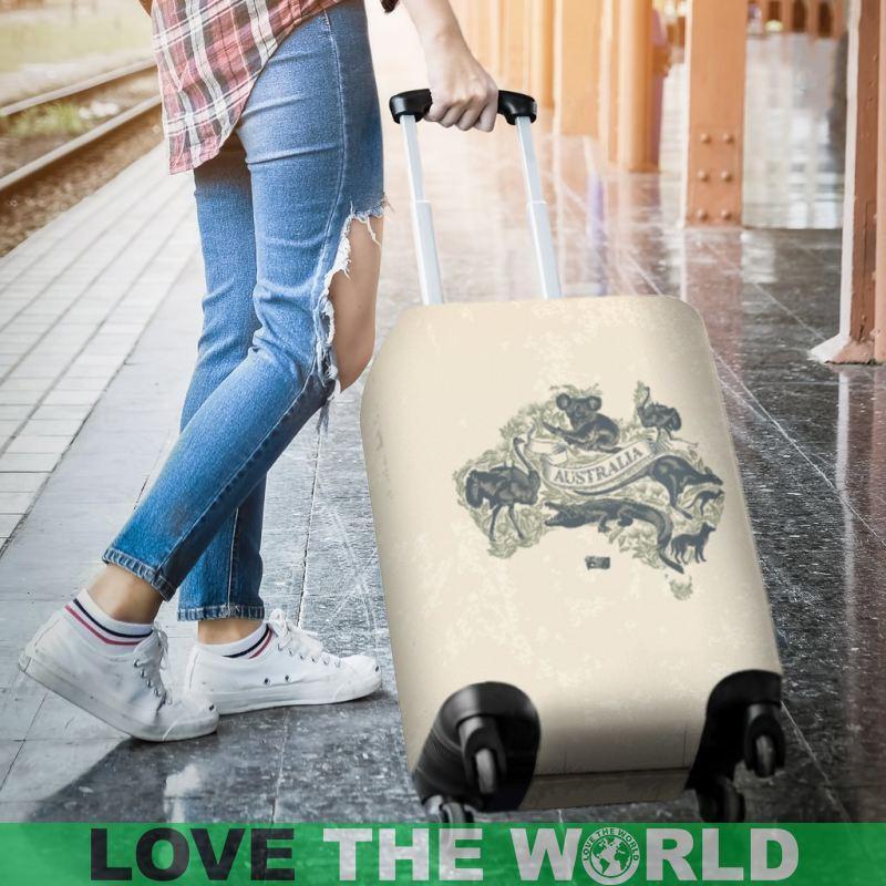 AUSTRALIA LUGGAGE COVER 02 K5-LUGGAGE COVERS-HP Arts-Luggage Covers - AUSTRALIA LUGGAGE COVER 02 C1-Small 18-22 in / 45-55 cm-Vibe Cosy™