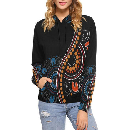 Australian Aboriginal Hoodie NNK1445-Apparel-PL8386-Hoodie-S-Vibe Cosy™