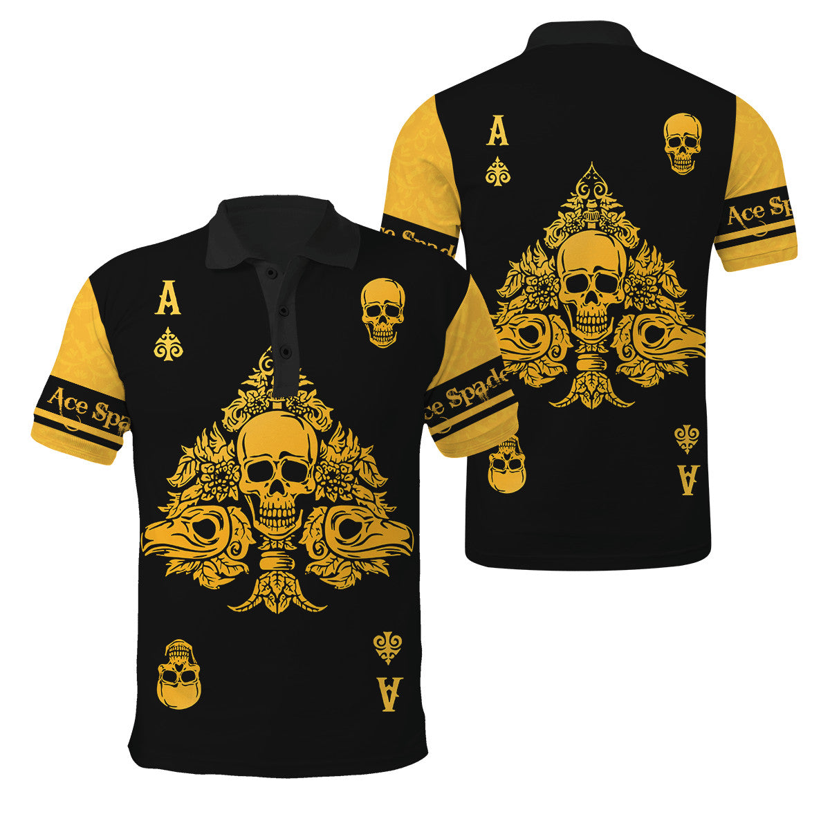 Ace Spade 3D All Over Printed Unisex Shirts