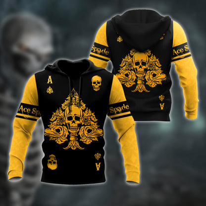 Ace Spade 3D All Over Printed Unisex Shirts