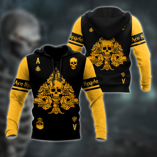 Ace Spade 3D All Over Printed Unisex Shirts