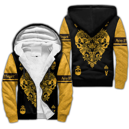 Ace Heart 3D All Over Printed Unisex Shirts