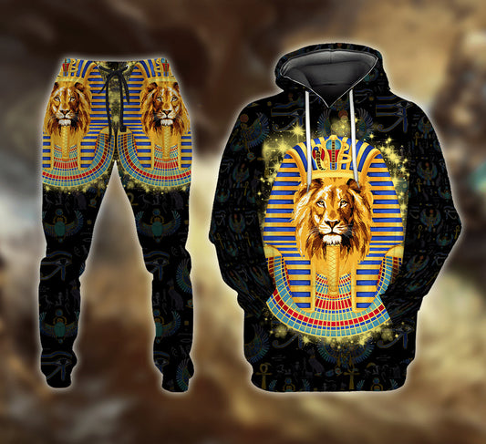 Lion Pharaoh 3D All Over Printed Unisex Shirts